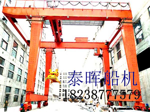 造船门机在暴雨天气的作业滞后影响