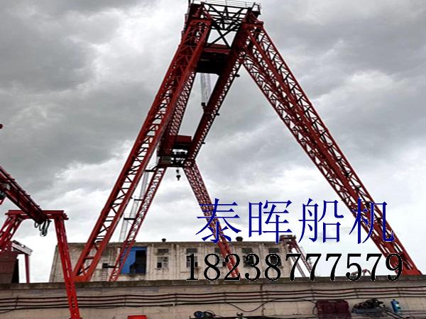 厦门造船门机厂家 造船龙门吊的操作前中期规范